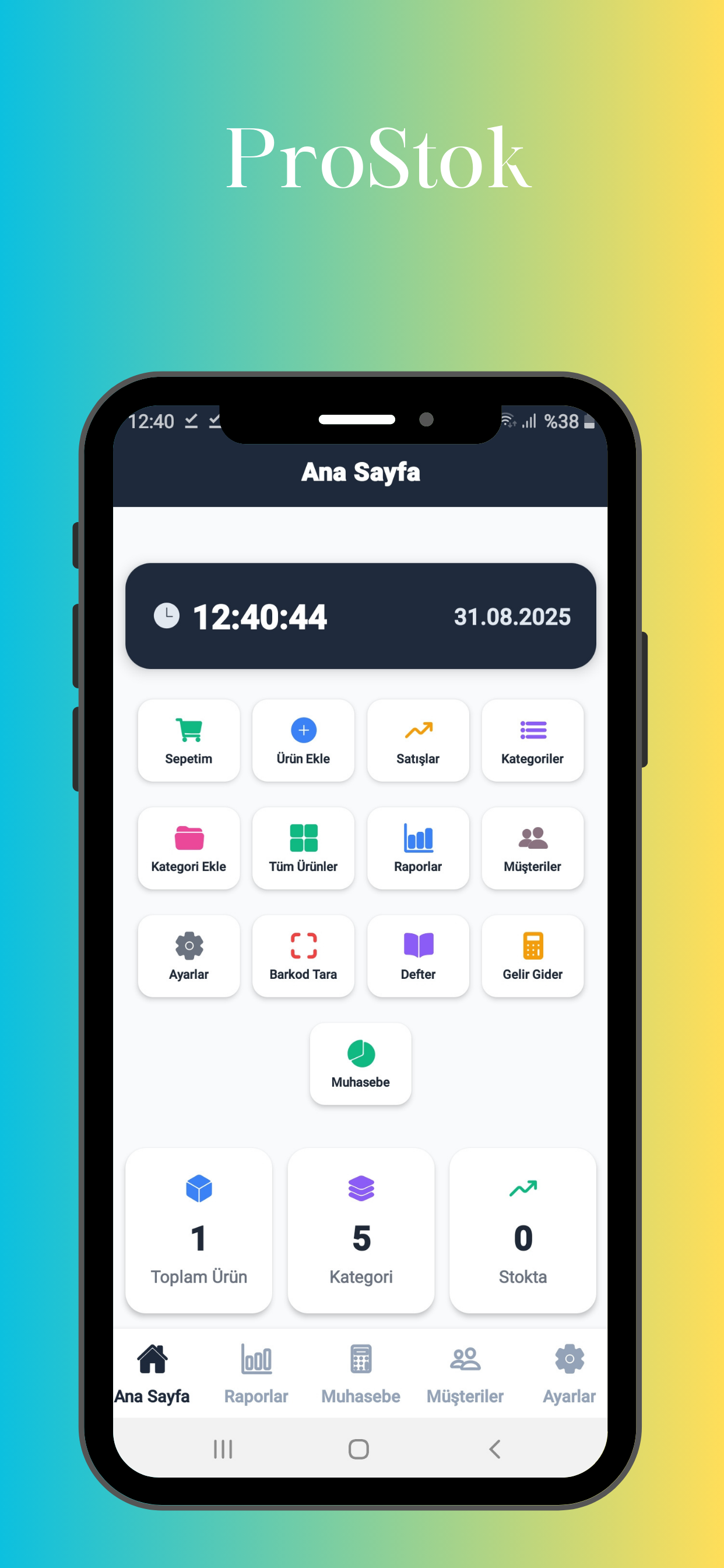 Pro Stok Ekran Görüntüsü 1