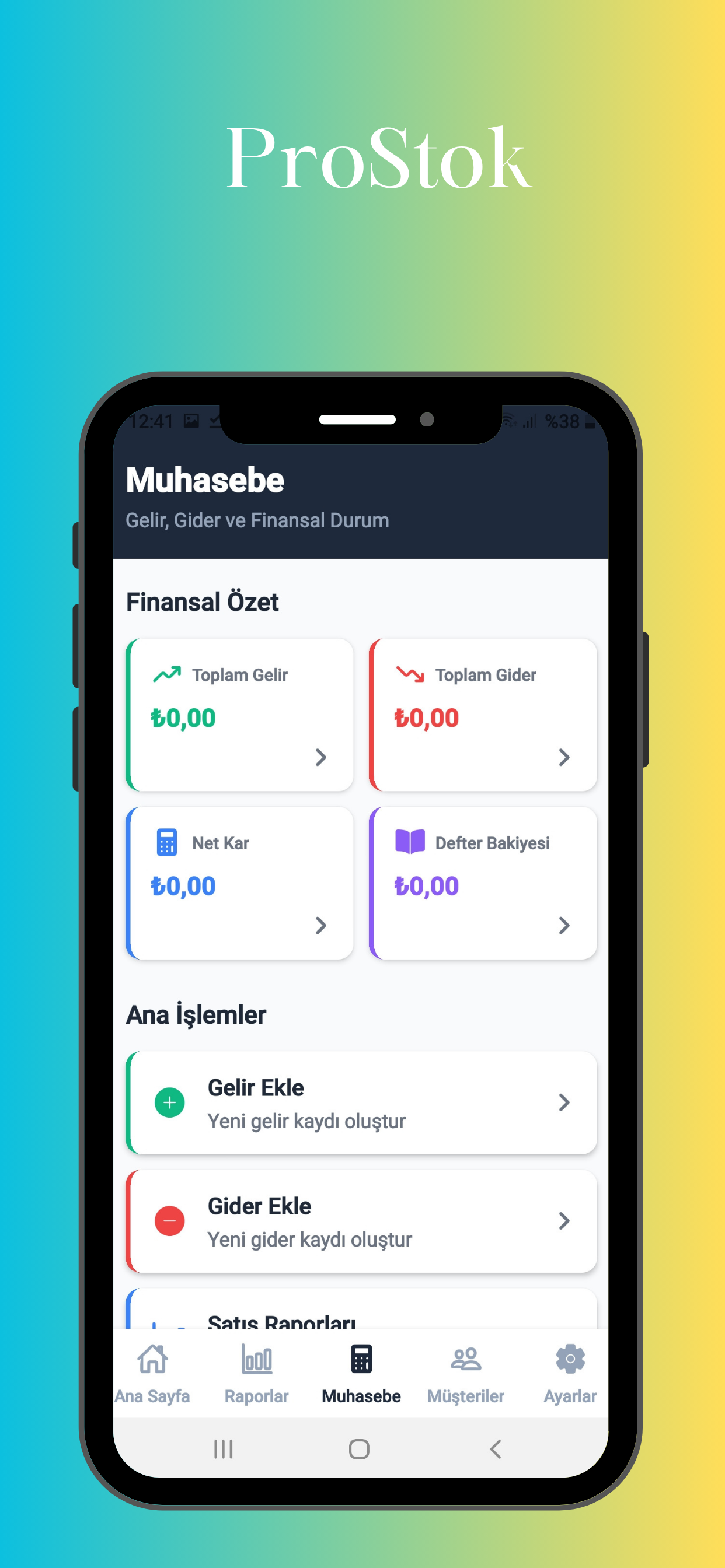 Pro Stok Ekran Görüntüsü 4